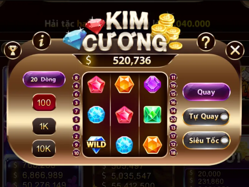 Slot Game Kim Cương 789Club Chơi Game Online Hốt Tiền Mặt